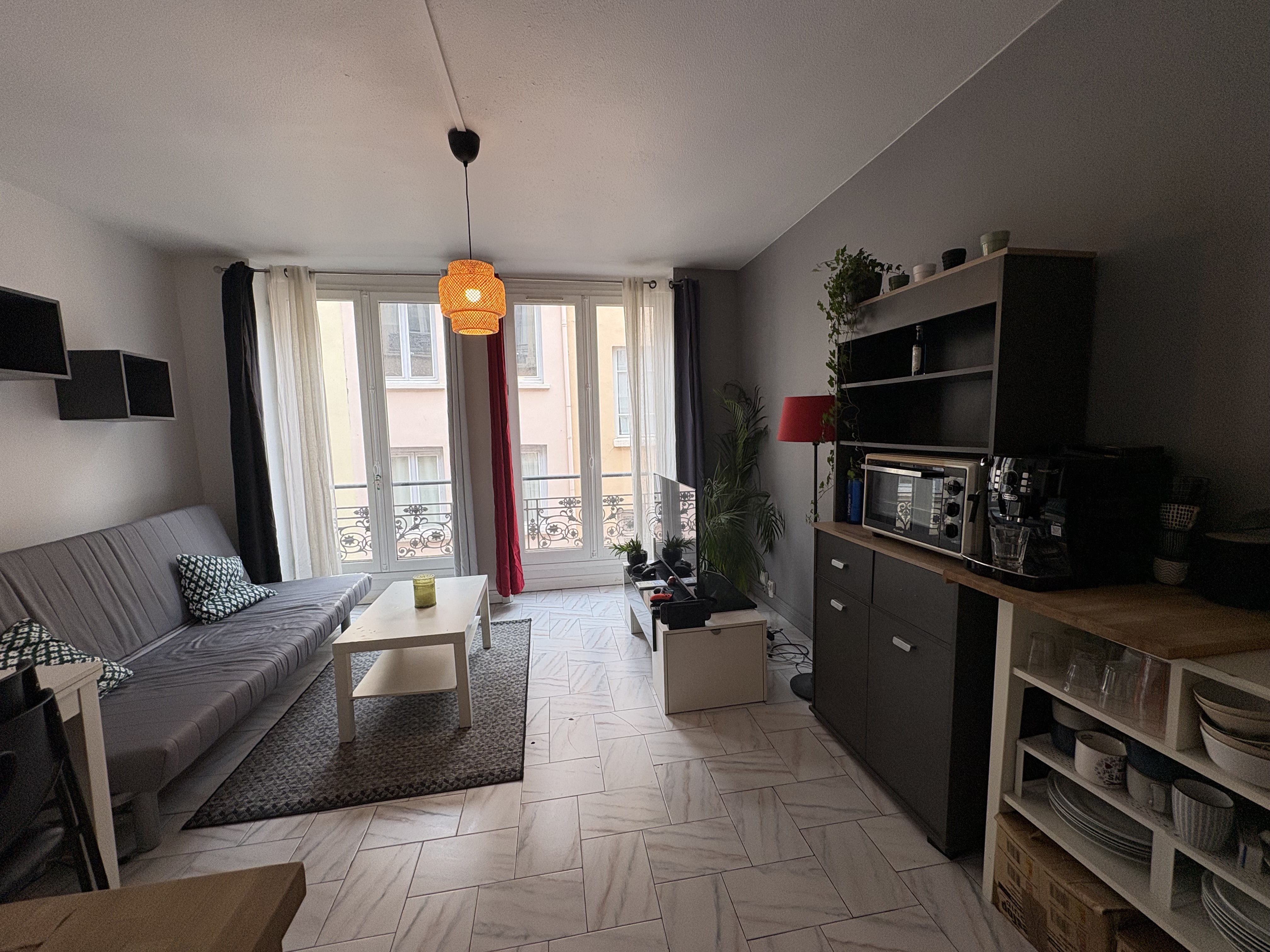Appartement T2 meublé Lyon 2ème Saint-Nizier