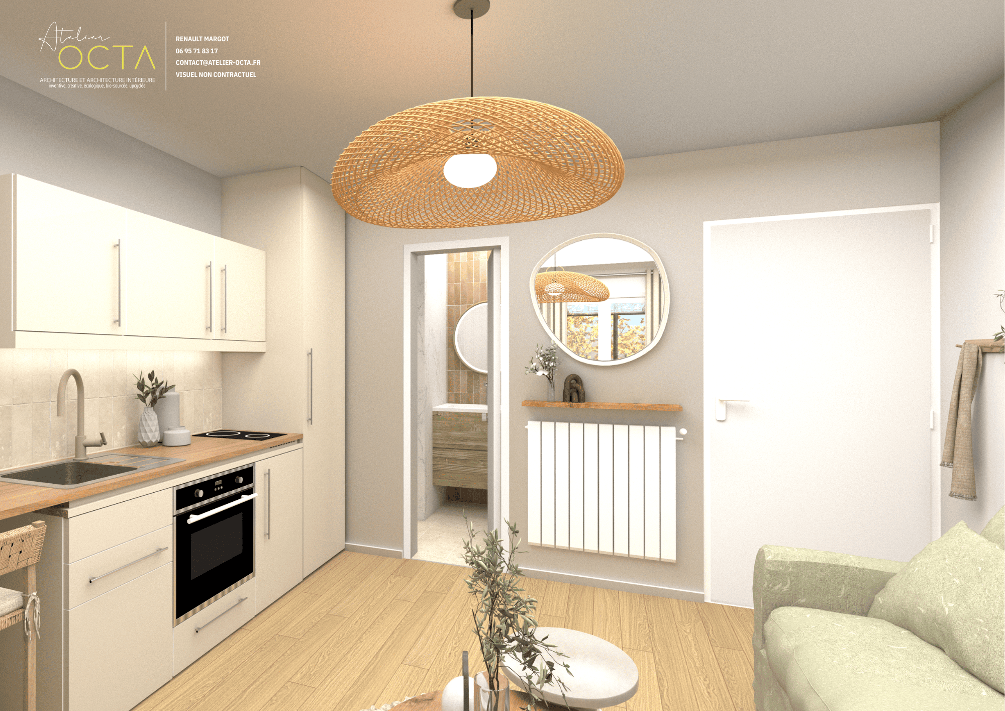 Studio 17m² Lyon 3ème